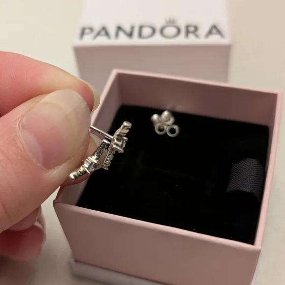 Pandora wave stud earrings - Picture 4 of 4